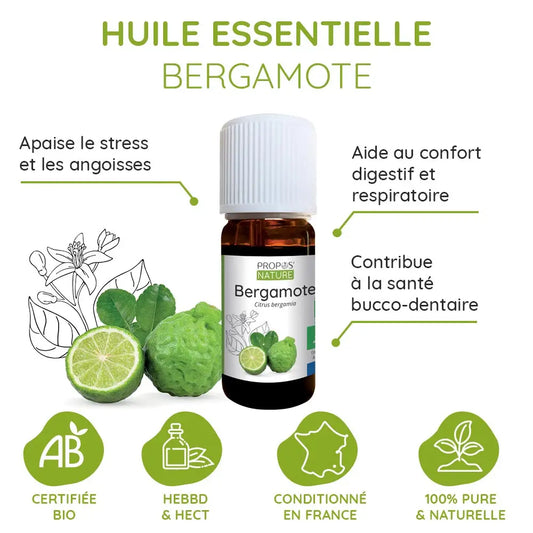 Propos'Nature Huile Essentielle de Bergamote Bio 10ml
