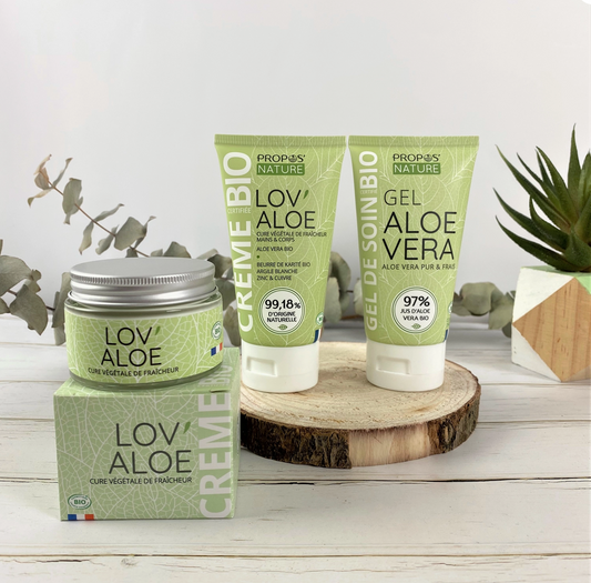 Propos'NatureCreme Lov'aloe Bio - Aloe Vera - Hydratante - 100 Ml