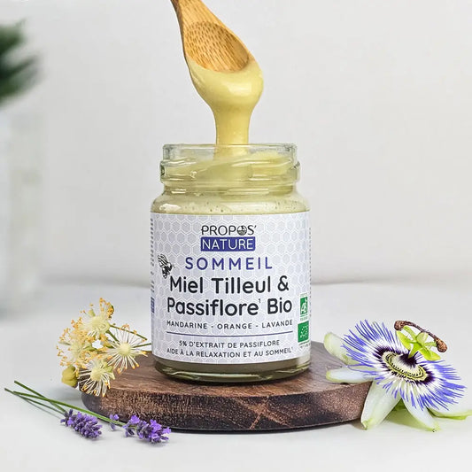 Propos' Nature Mélange Sommeil Bio - Miel - Passiflore - Lavande -125g